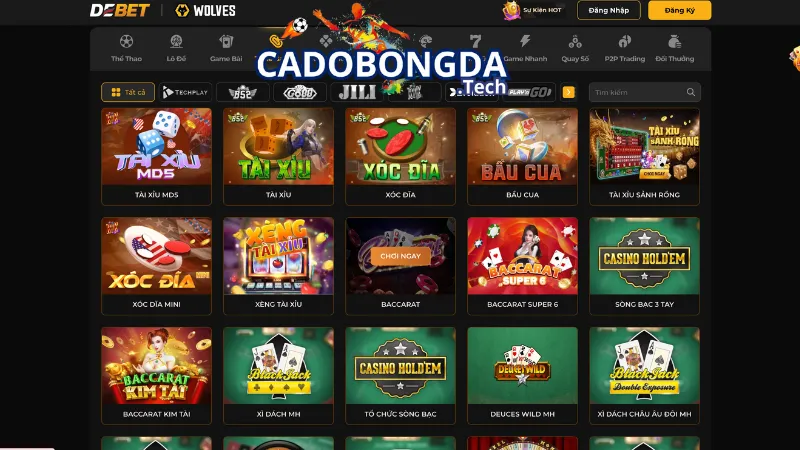 Các sản phẩm cược hot nhất tại nhà cái DEBET