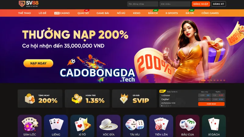 Giới thiệu về nhà cái SV88