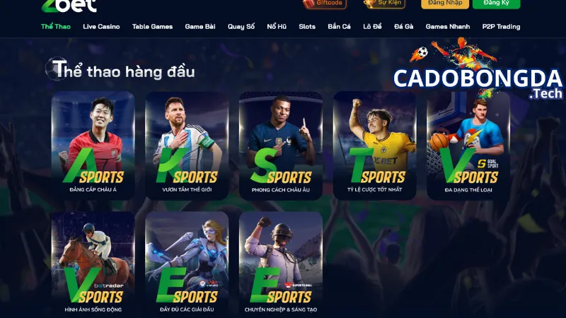 Các sản phẩm cá cược hấp dẫn nhất hiện nay tại ZBET