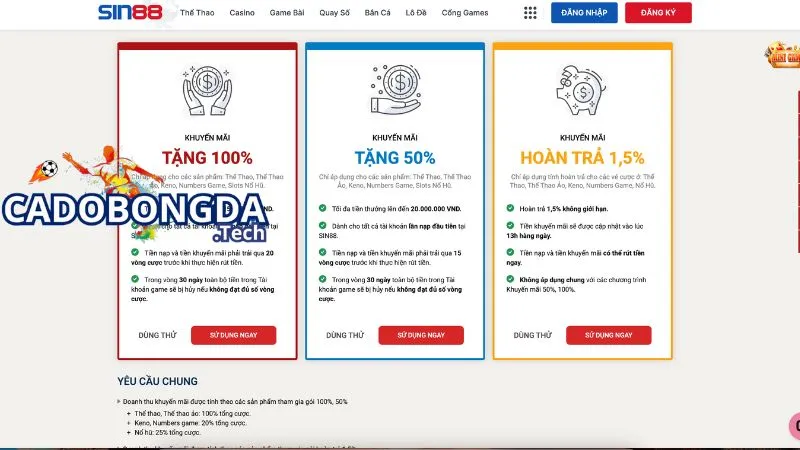 Top 5 sân chơi tặng tiền cược miễn phí