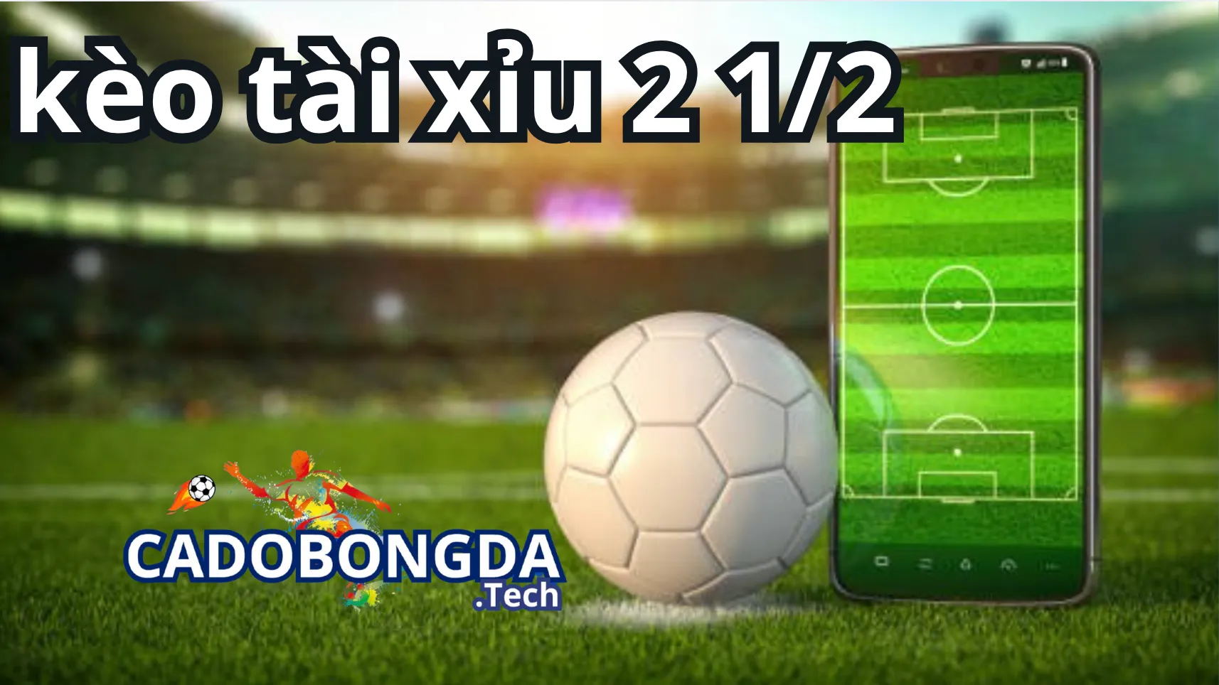 Ví dụ về kèo tài xỉu 2 1/2