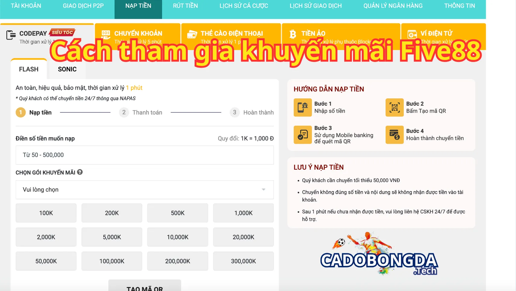 Những lợi ích vượt trội khi tham gia khuyến mãi Five88 Những lợi ích vượt trội khi tham gia khuyến mãi Five88