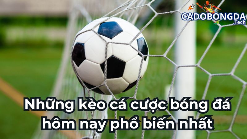 Những kèo cá cược bóng đá hôm nay phổ biến nhất