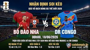 Nhận định soi kèo Bồ Đào Nha vs DR Congo 00h00 ngày 18/06/2026