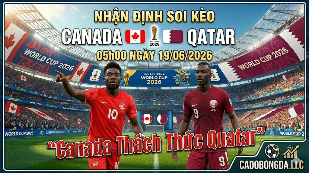 Nhận định soi kèo Canada vs Qatar 05h00 ngày 19/06/2026 – World Cup 2026