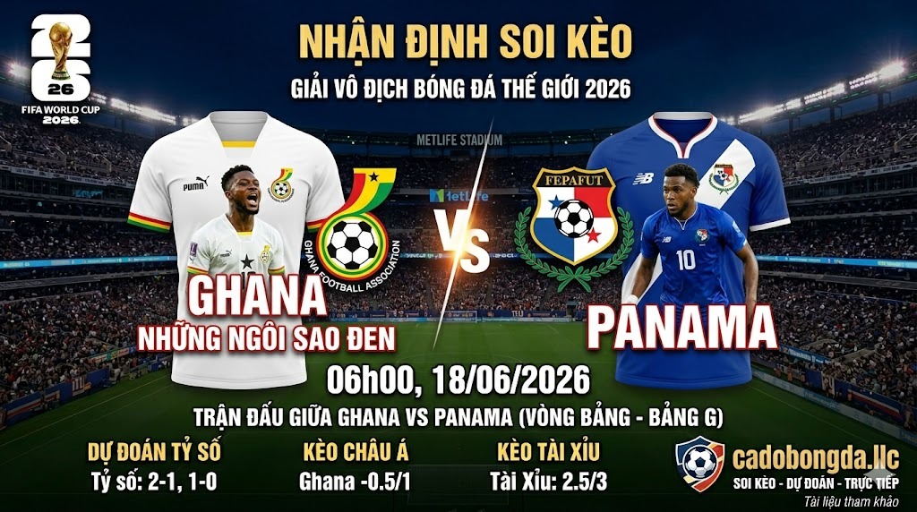 Nhận định soi kèo Ghana vs Panama 06h00 ngày 18/06: Điểm tựa bản lĩnh, "Những ngôi sao đen" tìm lại uy danh