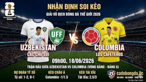 Nhận định soi kèo Uzbekistan vs Colombia 09h00 ngày 18/06/2026